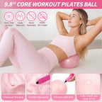NANATI Pilates Kit 19PCS,Pilates Essentials Kit for Women,Pilates Equipment with 14.5" Pilates Ring and Ball,8 Resistance Bands,Ankle Weights,Sliders & Grip Socks Accessories for Starter Home Workouts Gronata