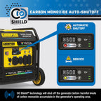 Champion Power Equipment 9000-Watt Electric Start Tri Fuel Home Backup Portable Open Frame Inverter Generator with Quiet Technology and CO Shield Gronata