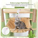 Globlazer Heavy Duty Cat Tree, 70 inch Sturdy Cat Tree for Indoor Cats Extra Large Cat Tower with Scratching Post, Hammock, Cat Condo for Adult Cats Kittens, F70 Pro, Light Grey Gronata