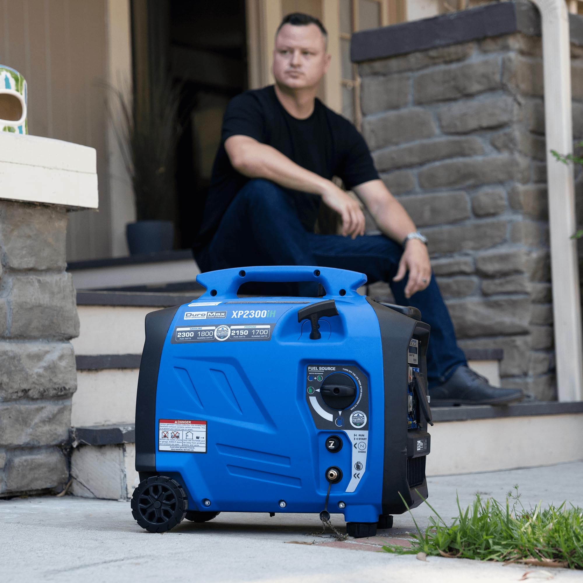 DuroMax XP16000iH 16,000-Watt Dual Fuel Portable Digital Inverter Generator - Gas & Propane, Remote Electric Start, Whole Home Power Backup, Transfer Switch Ready, RV & Emergency Ready Gronata