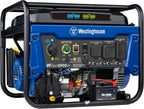 Westinghouse 6600 Peak Watt Home Backup Portable Generator, Transfer Switch Ready 30A Outlet, RV Ready 30A Outlet Gronata