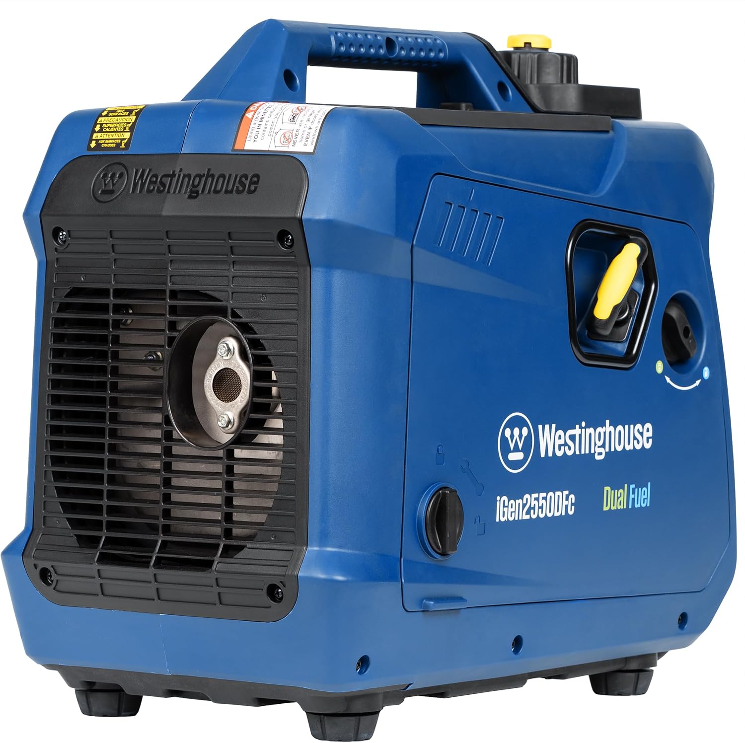 Westinghouse 2550 Peak Watt Super Quiet & Lightweight Portable Inverter Generator, RV Ready 30A Outlet, Gas and Propane Powered, CO Sensor, Parallel Capable, Long Run Time Gronata