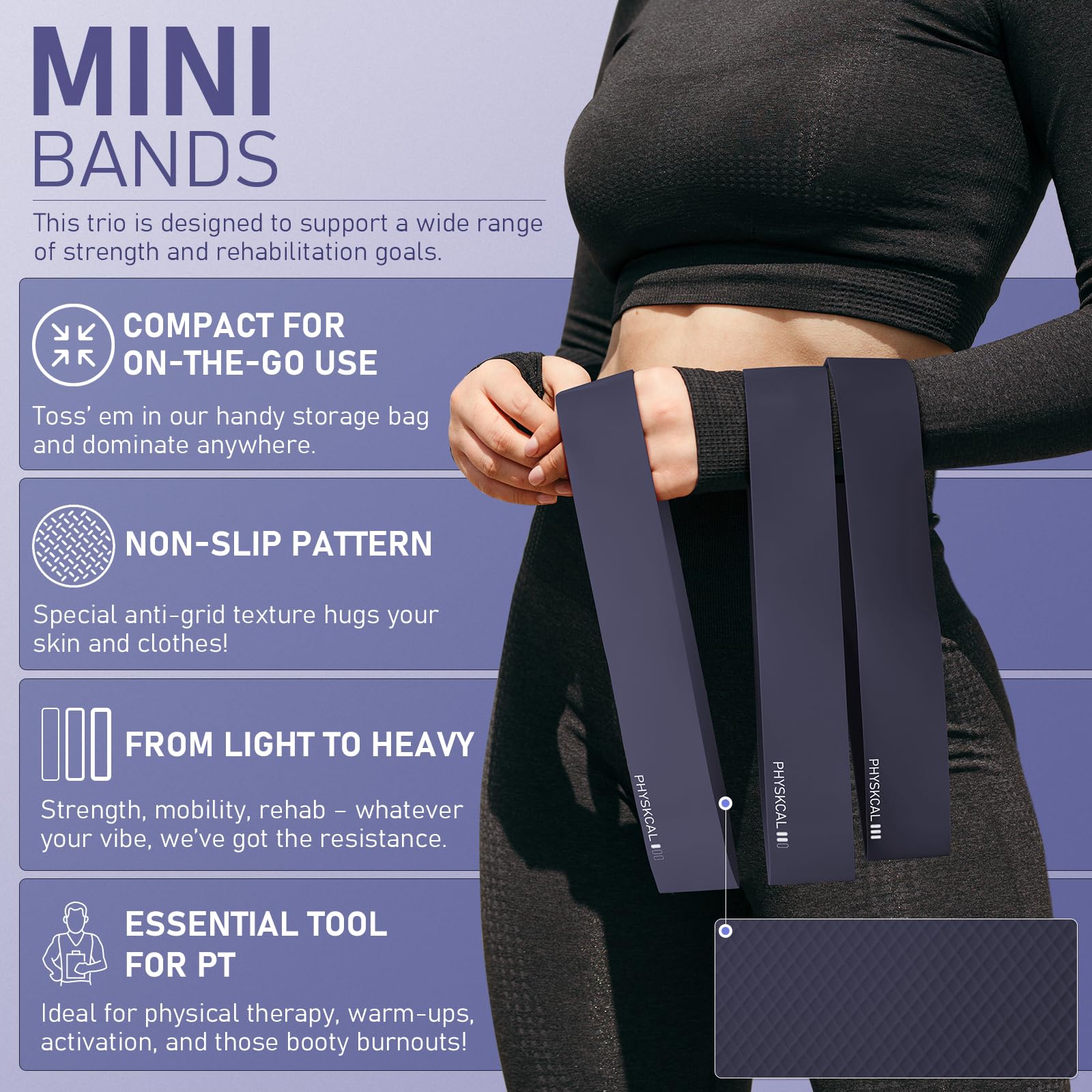 PhysKcal Pilates Ring Set, Magic Ring with 1x Core Ball, 3X Resistant Loop and 2X Flex Band, Pilates on Mat Essential Kit (Nude) Gronata