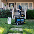 DuroMax XP12000HX 12,000-Watt Dual Fuel Portable Generator - Gas & Propane, Electric Start, Whole Home Power Backup, Transfer Switch Ready, RV & Emergency Ready Gronata