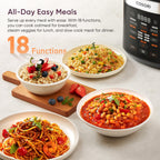 Cosori Rice Cooker 10 Cup, 24h Keep Warm, Non-stick Ceramic Inner Pot, 18 Functions Fuzzy Logic Rice Maker with Stainless Steel Steamer Basket, Sauté, Slow Cooker, Black Gronata