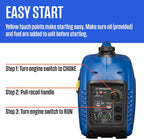 Westinghouse 2800 Peak Watt Super Quiet & Lightweight Portable Inverter Generator, Gas Powered, Parallel Capable, Long Run Time Gronata