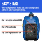 Westinghouse 2800 Peak Watt Super Quiet & Lightweight Portable Inverter Generator, Gas Powered, Parallel Capable, Long Run Time Gronata