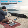 MARBERO 60W Portable Solar Panel 60 Watt Foldable Solar Panel for Solar Generators IP65 Waterproof 23% High Efficiency USB Port & DC Output(10 Changeable Adapters) for Outdoor Camping Travel Cloudy Gronata