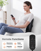 Boriwat Back Massager with Heat, 3D Kneading Massage Pillow for Back, Neck, Shoulder, Leg Pain Relief Deep Tissue, Gifts for Women Men Mom Dad Gronata
