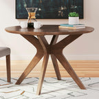 Signature Design by Ashley Lyncott Traditional Round Dining Room Table, Seats up to 4, Brown, 45" W x 29.75" H Gronata