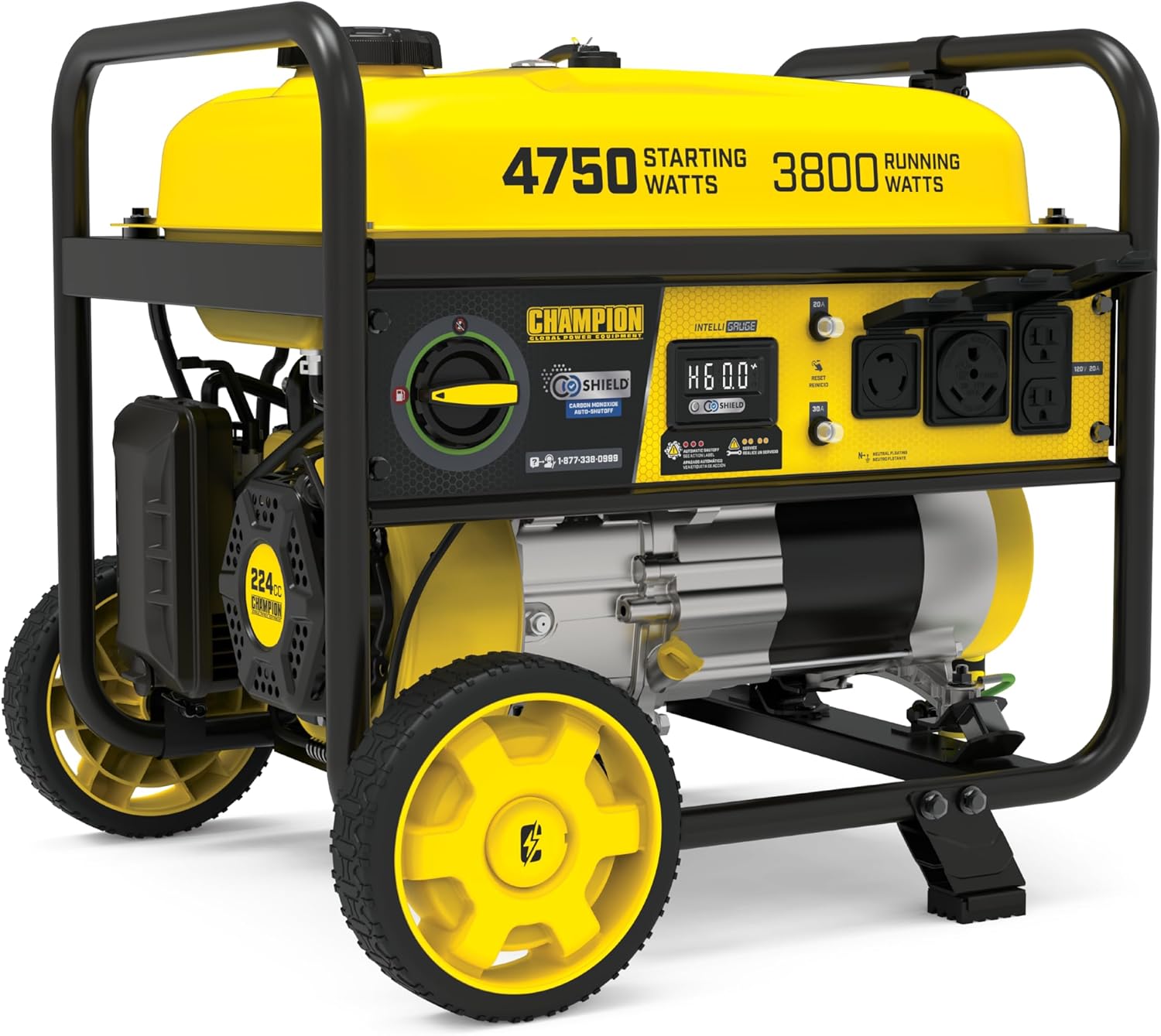 Champion Power Equipment 4750-Watt RV Ready Portable Generator with CO Shield, CARB Compliant Gronata