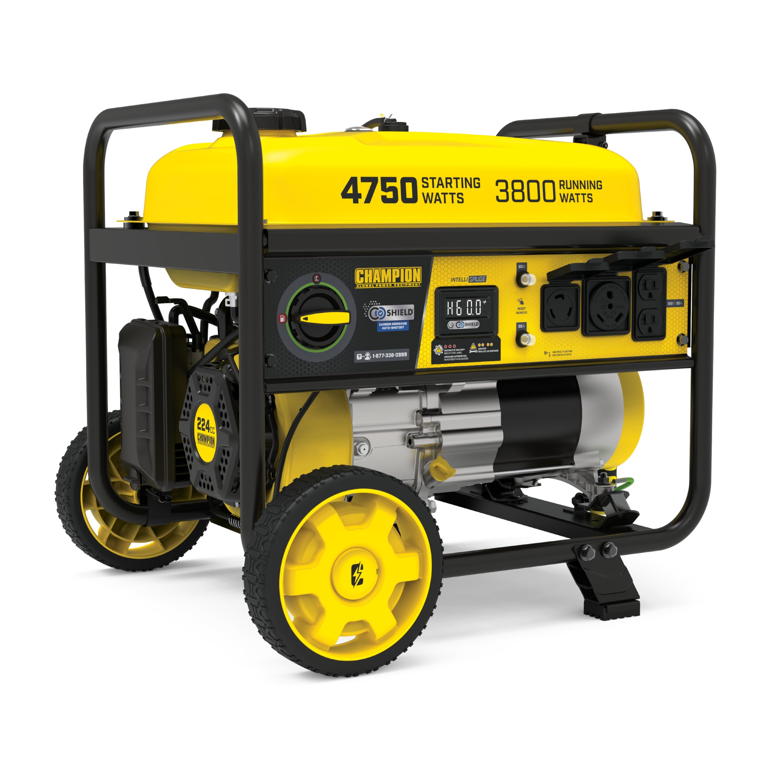 Champion Power Equipment 4750-Watt RV Ready Portable Generator with Free 3-Year Warranty, CARB Compliant Gronata