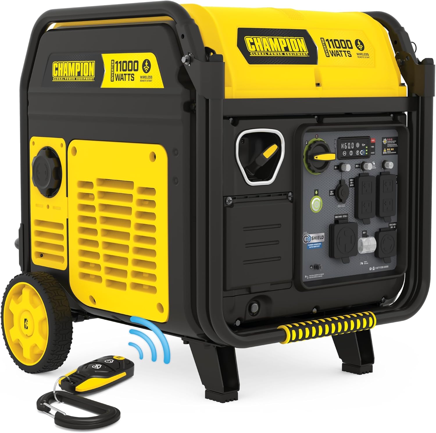 Champion Power Equipment 11,000-Watt Wireless Remote Start Home Backup Portable Inverter Generator with Quiet Technology and Free 3-Year Warranty Gronata