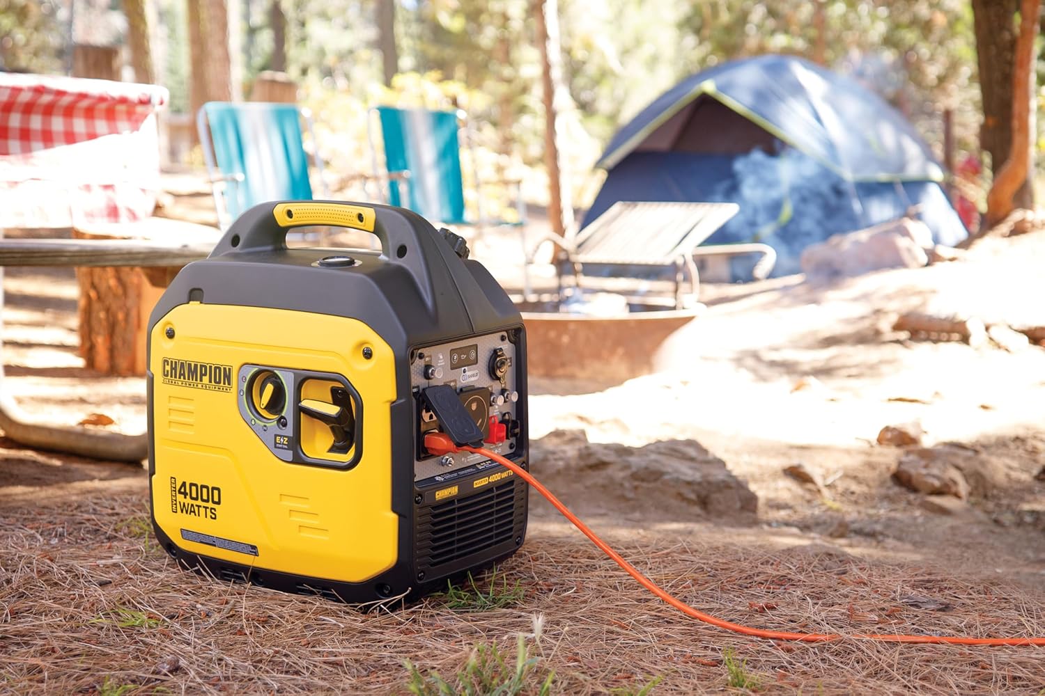 Champion Power Equipment 4000-Watt RV Ready Portable Inverter Generator with Quiet Technology and Free 3-Year Warranty Gronata