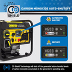 Champion Power Equipment 5500-Watt Dual Fuel RV Ready Portable Open Frame Inverter Generator with Quiet Technology and Free 3-Year Warranty, CARB Compliant Gronata