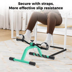 RYGEO Pedal Exerciser Mini Exercise Bike for Leg and Arm Recovery Exercise Lightweight and Portable Floor Bike(Silver) Gronata