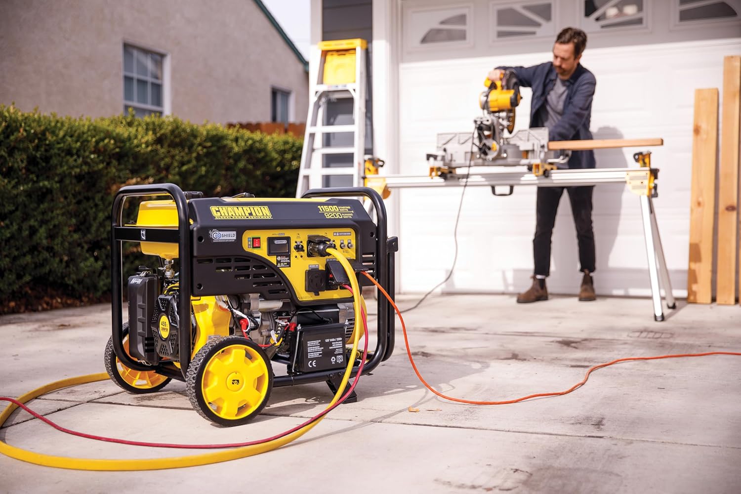 Champion Power Equipment 11,500-Watt Electric Start Home Backup Portable Generator with Free 3-Year Warranty Gronata
