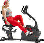 Sunny Health & Fitness Elite Interactive Series Exercise Recumbent Bike - SF-RB420046 Gronata