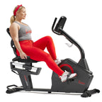Sunny Health & Fitness Elite Interactive Series Exercise Recumbent Bike - SF-RB420046 Gronata
