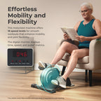 Sunny Health & Fitness Dual Function Smart Motorized Mini Bike Trainer, Under Desk Exercise Machine for Senior Training, Arm/Leg Cardio Cycle Workout, Free SunnyFit App Bluetooth Link-SF-B020029SMART Gronata