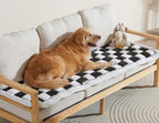 Couch Cushion Cover for dogs Sofa Cover Washable Pet Love Seat Couch Covers for Sofa Slipcovers Couch Protector Blanket for Dogs Sofa Cushion Covers for Pets Washable Pad Black 70x150cm/27.6x59in Gronata
