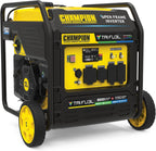 Champion Power Equipment 9000-Watt Electric Start Tri Fuel Home Backup Portable Open Frame Inverter Generator with Quiet Technology and CO Shield Gronata