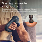 TheraGun Therabody Relief - Quiet Deep Tissue Therapy Massage Gun - Bluetooth Enabled, Electric Percussion Massage Gun & Personal Massager for Pain in The Neck, Back, Leg, Shoulder and Foot (Black) Gronata