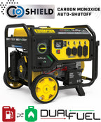 Champion Power Equipment 9375-Watt Dual Fuel Portable Generator with Electric Start and Free 3-Year Warranty Gronata