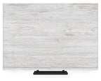Signature Design by Ashley Wynnlow Rustic 2 Drawer Two Drawer Nightstand, 24.41" Tall, Weathered Gray Gronata
