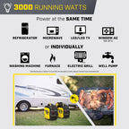Champion Power Equipment 4000-Watt Dual Fuel RV Ready Portable Inverter Generator with Quiet Technology and Free 3-Year Warranty Gronata