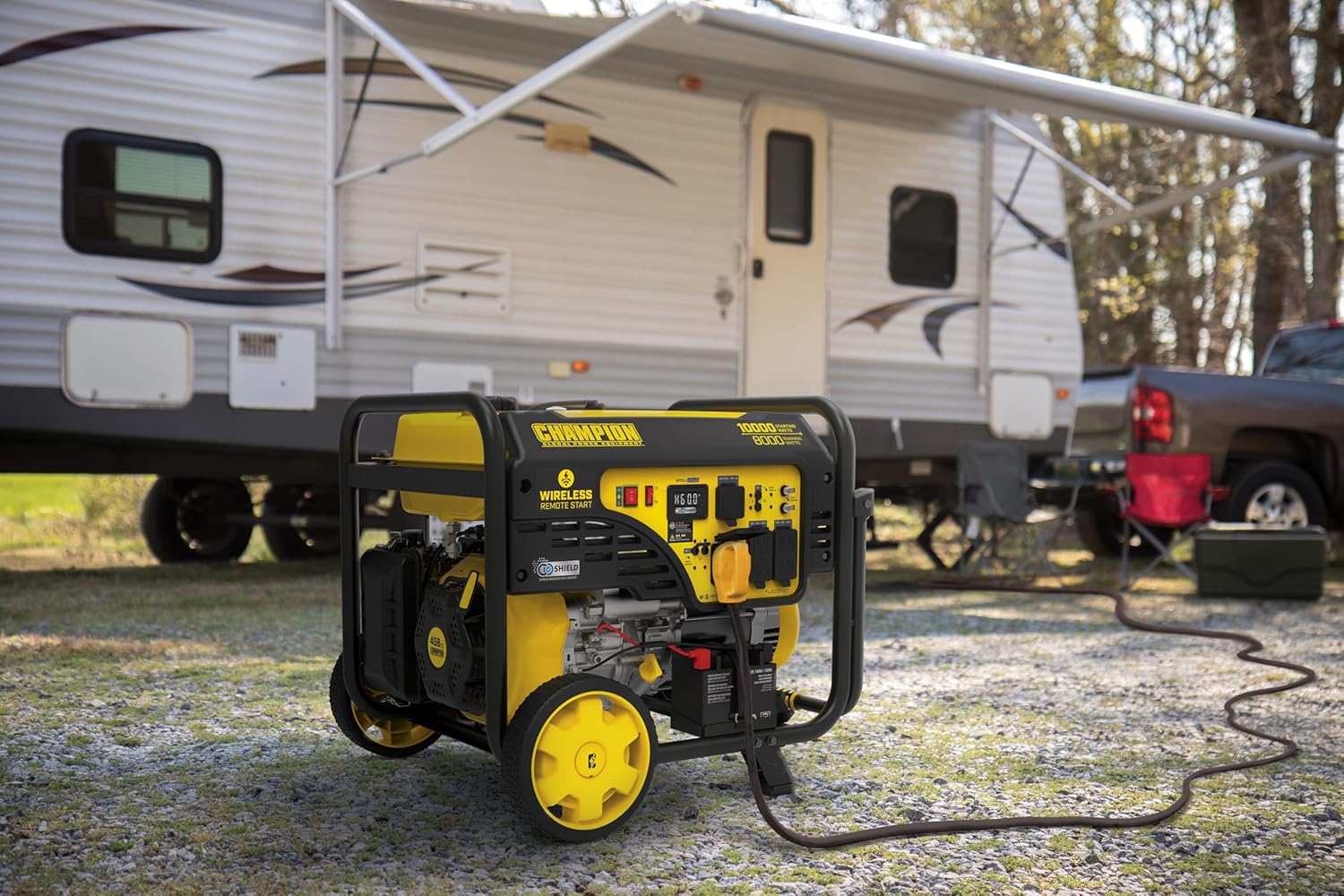Champion Power Equipment 10,000-Watt Wireless Remote Start Home Backup Portable Generator with Free 3-Year Warranty Gronata