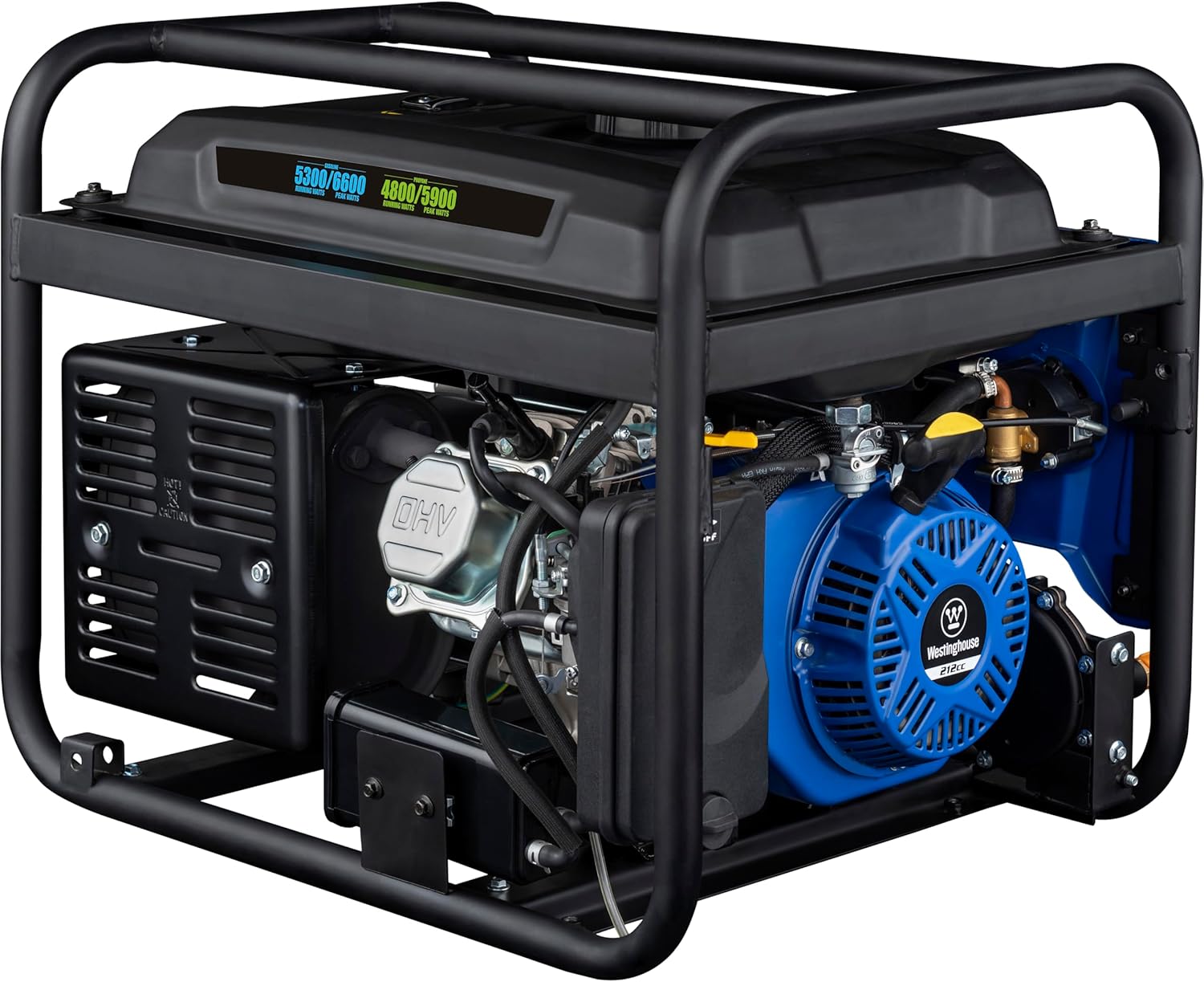 Westinghouse 6600 Watt Dual Fuel Home Backup Portable Generator, Remote Electric Start, Transfer Switch Ready, RV Ready, CO Sensor Gronata