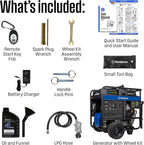 Westinghouse 28000 Peak Watt Tri-Fuel Home Backup Portable Generator, Remote Electric Start, Transfer Switch Ready, Gas, Propane, and Natural Gas Powered Gronata