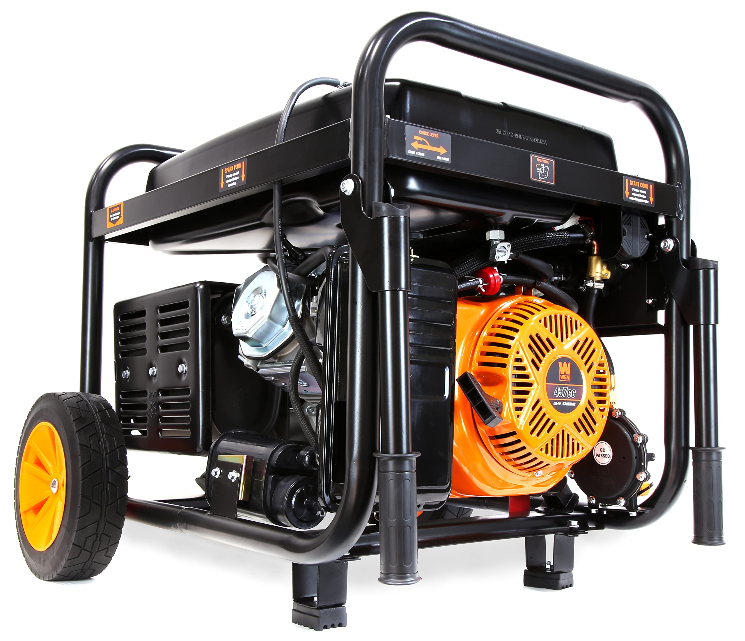 WEN 11,000-Watt 120V/240V Dual Fuel Portable Generator with Wheel Kit and Electric Start (DF1100T) Gronata