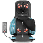 Mynt FSA Eligible HSA Approved Shiatsu Neck and Back Massager for Chair with 10 Deep Kneading Nodes, 2D & 3D Back Massage with Heat, Portable Spot Massage Chair Pad (Black) Gronata