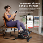 Sunny Health & Fitness Dual Function Smart Motorized Mini Bike Trainer, Under Desk Exercise Machine for Senior Training, Arm/Leg Cardio Cycle Workout, Free SunnyFit App Bluetooth Link-SF-B020029SMART Gronata