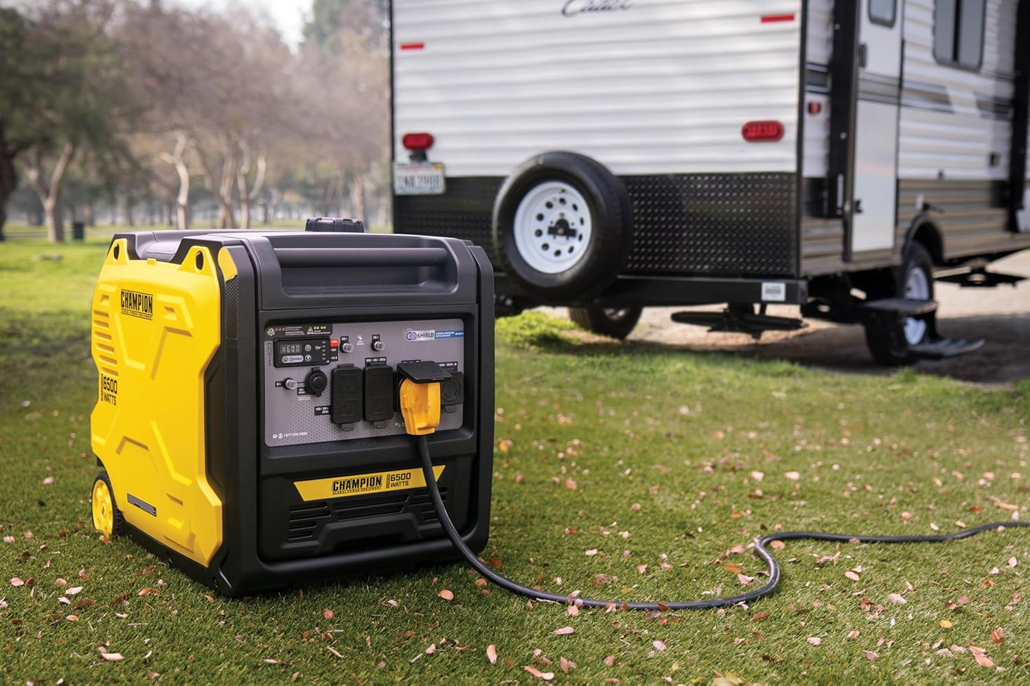 Champion Power Equipment 6500-Watt RV Ready Portable Inverter Generator with Quiet Technology and CO Shield Gronata