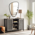 WallBeyond Asymmetrical Mirror, Irregular Mirror Full Length, Boho Wall Mirrors Decorative for Bedroom Living Room Entryway Hall, Mid Century Modern Decor 48" H x 22" W Gronata