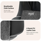 Mynt FSA Eligible HSA Approved Shiatsu Neck and Back Massager for Chair with 10 Deep Kneading Nodes, 2D & 3D Back Massage with Heat, Portable Spot Massage Chair Pad (Black) Gronata