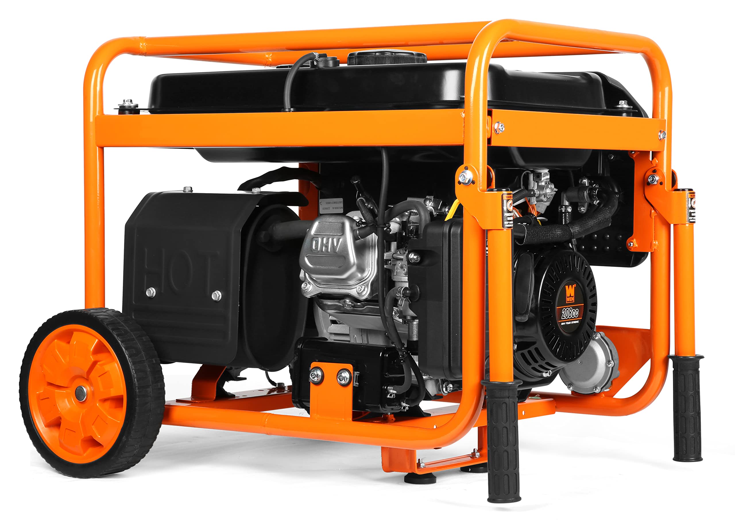 WEN DF472X 4750-Watt 120-Volt/240-Volt Dual Fuel Portable Generator with CO Shutdown Sensor Gronata