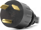 Wen PC3352 3 Feet 10-Gauge SJTW Generator Extension Cord Splitter (converts TT-30R to Two 5-20R outlets) Gronata
