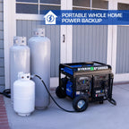 DuroMax XP5500EH 5,500-Watt Dual Fuel Portable Generator - Gas & Propane, Electric Start, RV & Emergency Ready Gronata