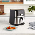 Instant Pot 6QT VORTEX Plus Air Fryer, 6-in-1, Air Fry, Broil, Dehydrate, Crisp, Roast, Reheat, Bake, Dishwasher-Safe Airfryer basket, from the Makers of Instant Pot, Stainless Steel Gronata