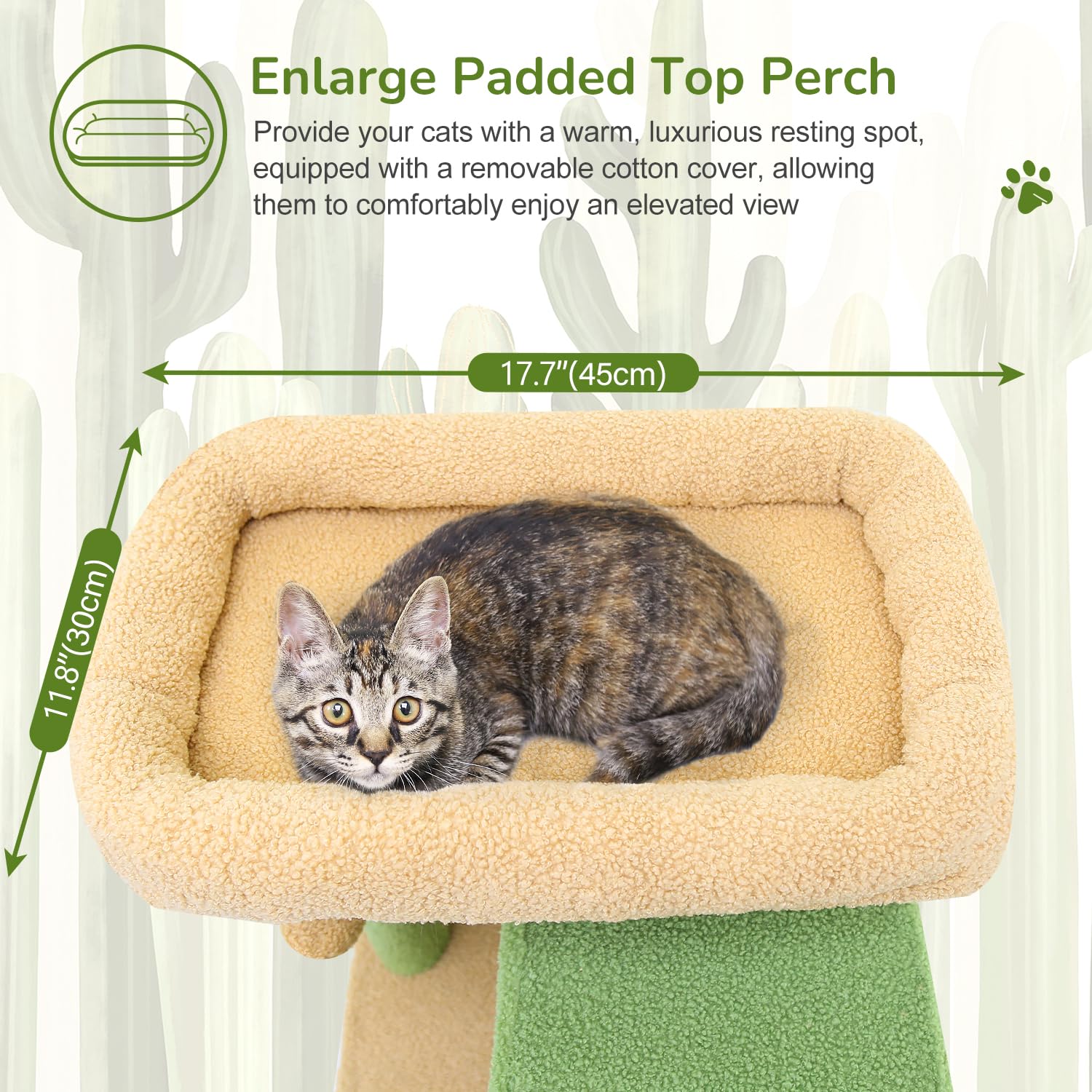 Globlazer Heavy Duty Cat Tree, 70 inch Sturdy Cat Tree for Indoor Cats Extra Large Cat Tower with Scratching Post, Hammock, Cat Condo for Adult Cats Kittens, F70 Pro, Light Grey Gronata