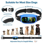 FAFAFROG Dog Bark Collar, Rechargeable Smart Collar, Anti Barking Training Collar with 5 Adjustable Sensitivity Beep Vibration, Bark Collar for Large Medium Small Dogs (Black) Gronata