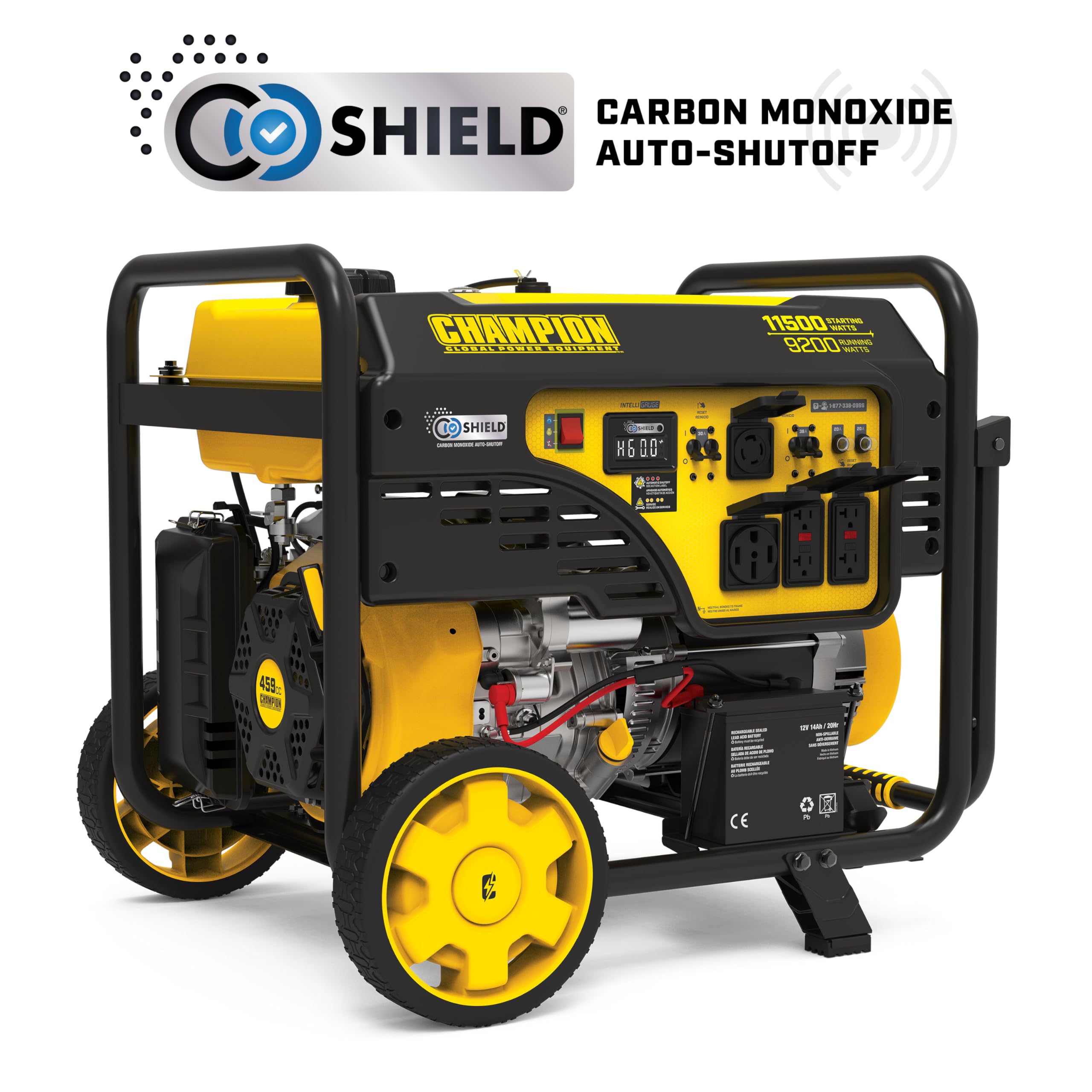 Champion Power Equipment 11,500-Watt Electric Start Home Backup Portable Generator with Free 3-Year Warranty Gronata