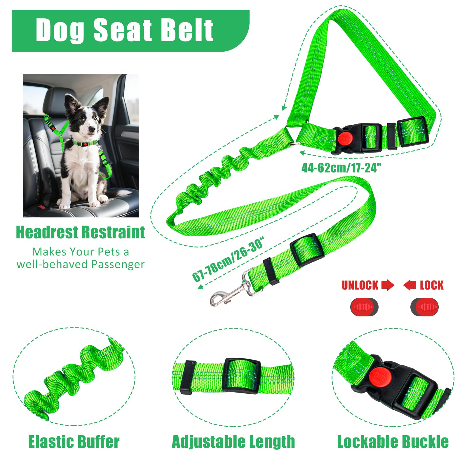 YXFDOYT No Pull Dog Harness Adjustable Collar & Leash Set - Dog Halter Harnesses Collapsible Bowls & Poop Bag Dispenser Muzzle ID Tags Toys Fits Small Medium Large Dogs (Pink-L) Gronata