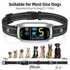 FAFAFROG Dog Bark Collar, Rechargeable Smart Collar, Anti Barking Training Collar with 5 Adjustable Sensitivity Beep Vibration, Bark Collar for Large Medium Small Dogs (Black) Gronata