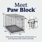 MidWest Homes for Pets 30-Inch iCrate for Medium Breeds, 21-40 lbs, Single Door Folding Dog Crate with Divider Panel, Leak-Proof Tray & Secure Latch, Portable, Durable & Easy to Assemble Gronata