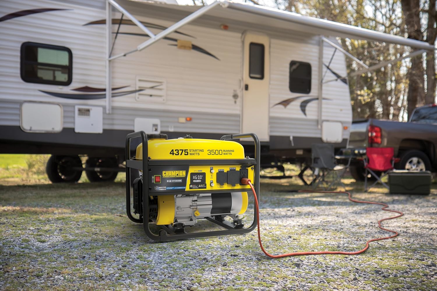 Champion Power Equipment 4375-Watt RV Ready Portable Generator with Free 3-Year Warranty Gronata
